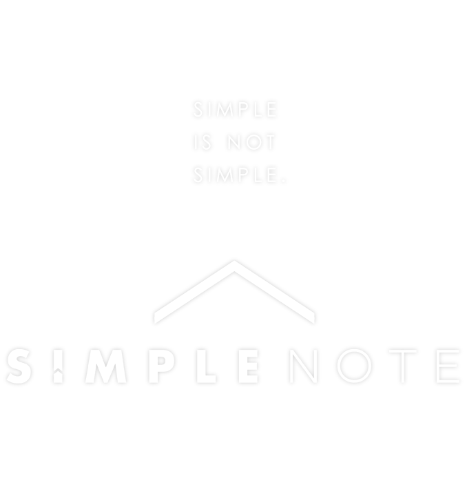 SIMPLE IS NOT SIMPLE. SIMPLE NOTE